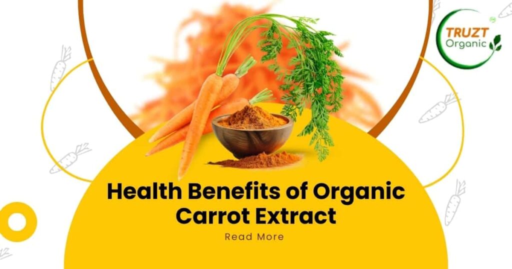 Health benefits of organic carrot extract