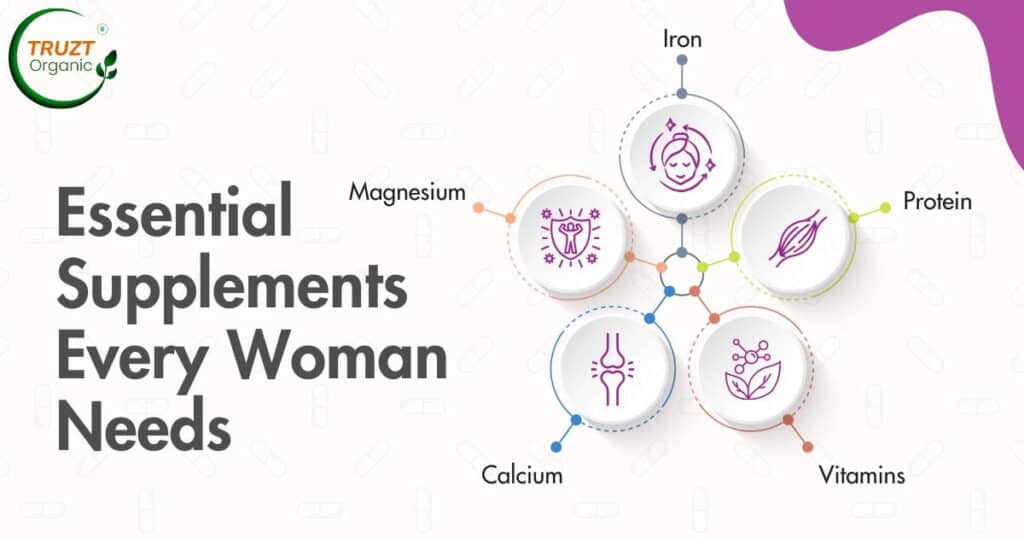 Essential supplements every woman needs, iron supplements for women, magnesium supplements for women
